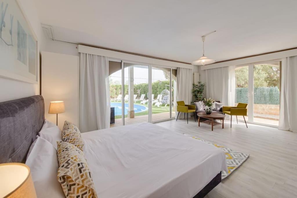 Moderne Villa, Pool+Meerblick,Schnelles Wifi,Klima Calas de Mallorca Exterior photo