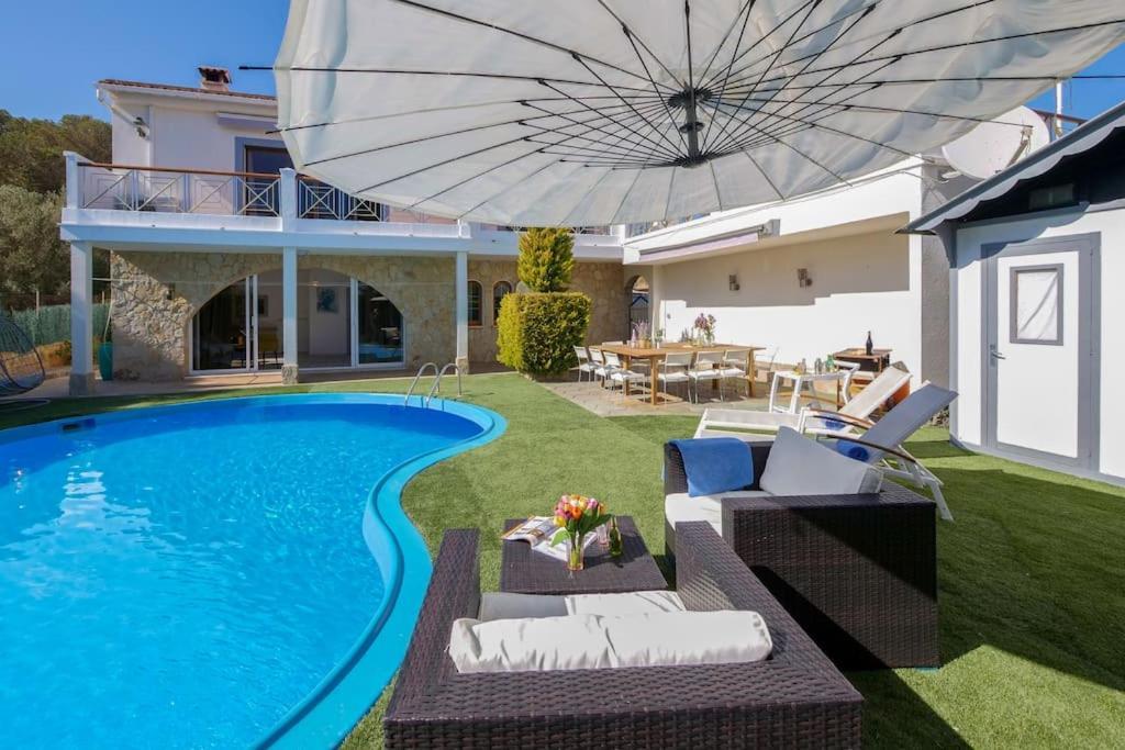 Moderne Villa, Pool+Meerblick,Schnelles Wifi,Klima Calas de Mallorca Exterior photo