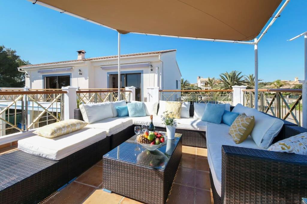 Moderne Villa, Pool+Meerblick,Schnelles Wifi,Klima Calas de Mallorca Exterior photo